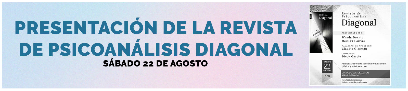 Presentación de «Diagonal»