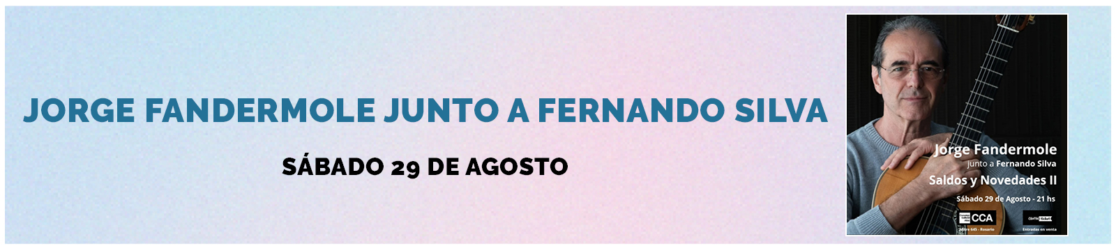 Jorge Fandermole junto a Fernando Silva