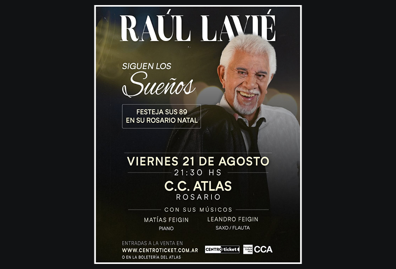 Raúl Lavié presenta «Siguen los Sueños»