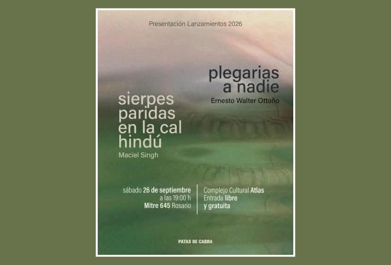 Presentación de «Sierpes Paridas en la cal Hindú» de Maciel Singh y «Plegarias a nadie» de Ernesto W. Ottoño