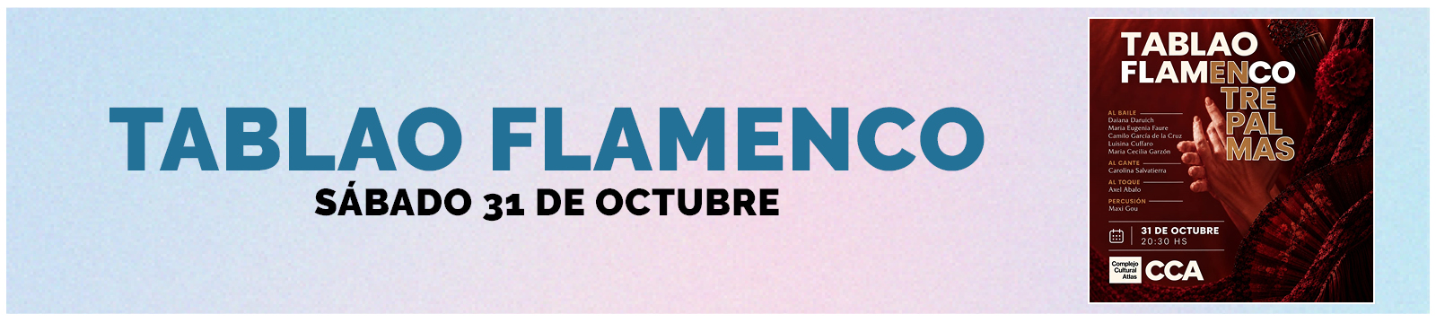 Tablao Flamenco – Entre Palmas